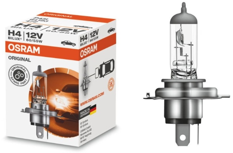 12V H4 60/55W CİVALI AMPUL P43T TIRNAKLI