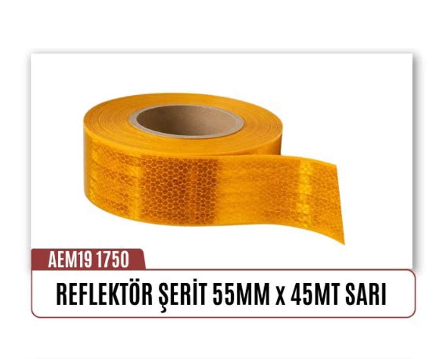 REFLEKTÖR ŞERİT 55MMx45MT SARI