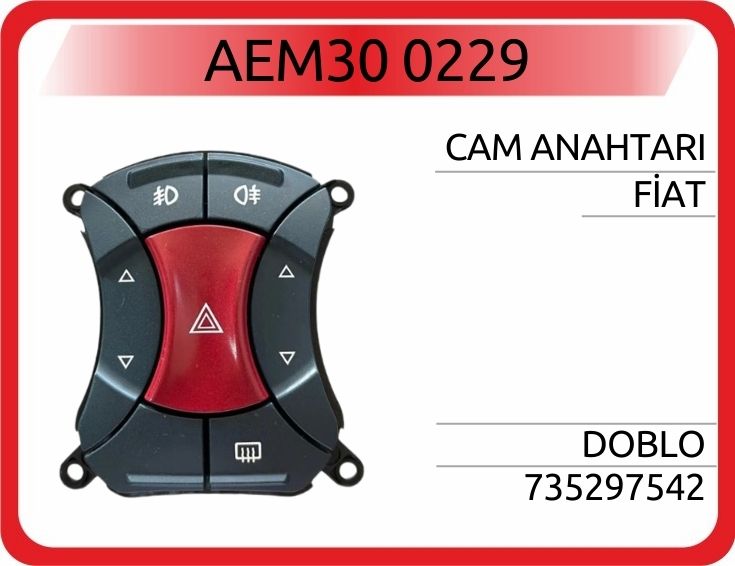 CAM ANAHTARI FIAT DOBLO FLAŞÖRLÜ