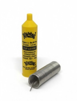 LEHİM TELİ 60/40 1.2MM 25GR TÜP