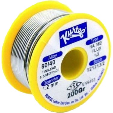 LEHİM TELİ 60/40 1.6MM 200GR 1. KALİTE
