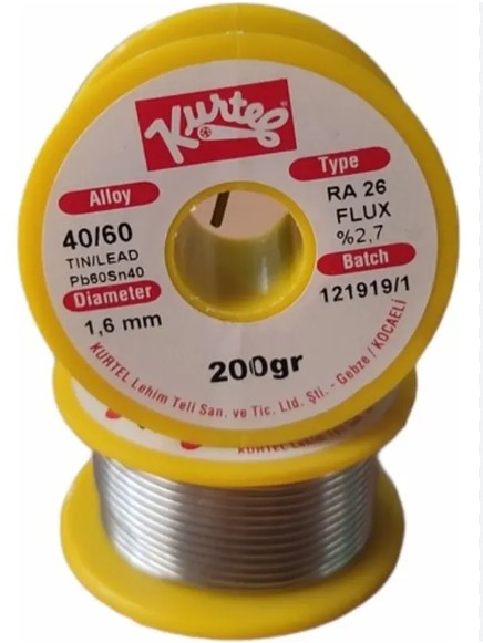 LEHİM TELİ 40/60 1.6MM 200GR